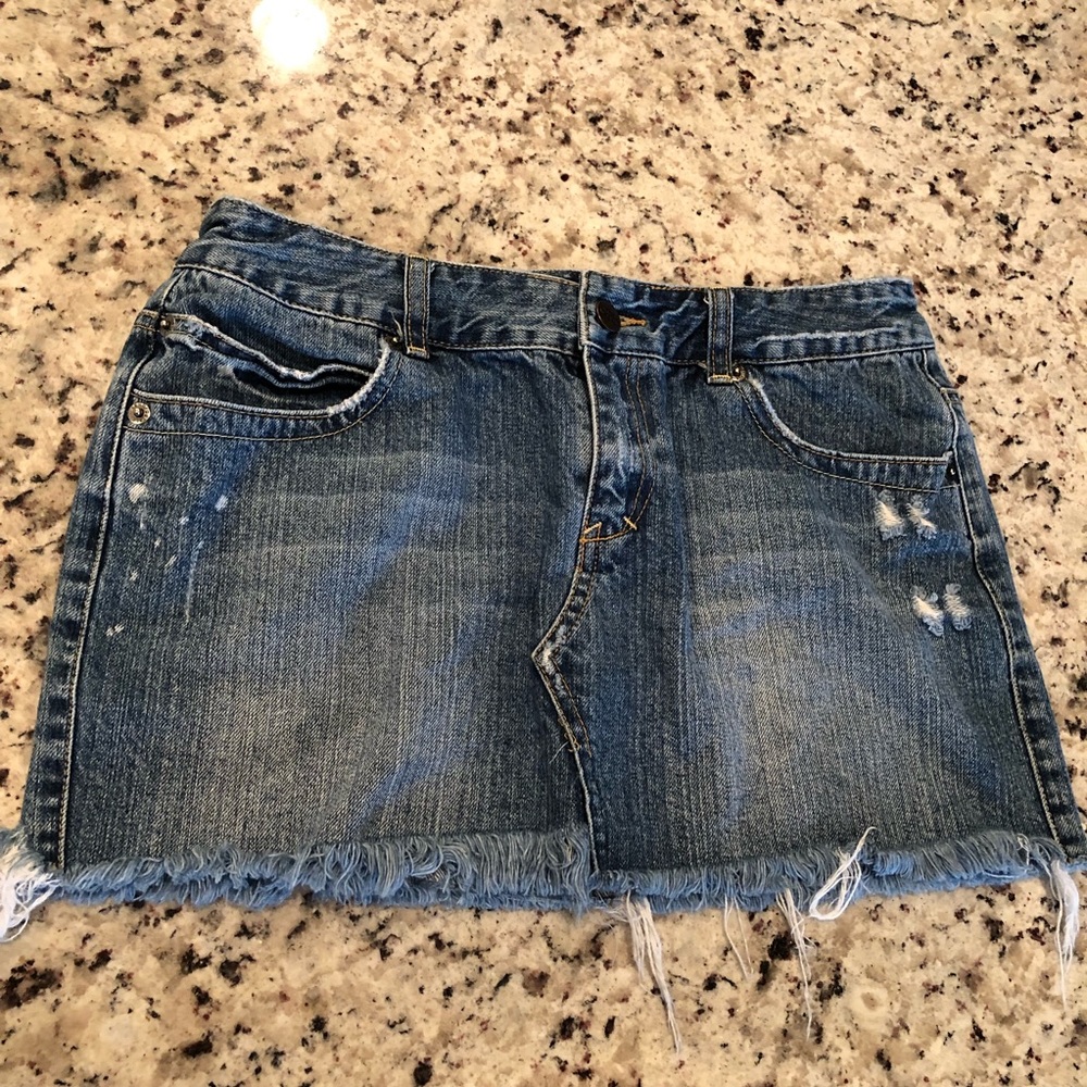 $ Aeropostale Denim Jean Mini Skirt Size 6